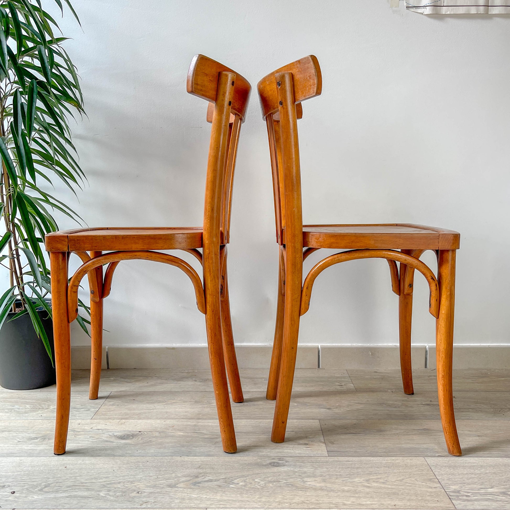 Chaises de Bistrot Baumann Vintage – Années 1960 – Style Industriel Français – Lot ou à l’unité