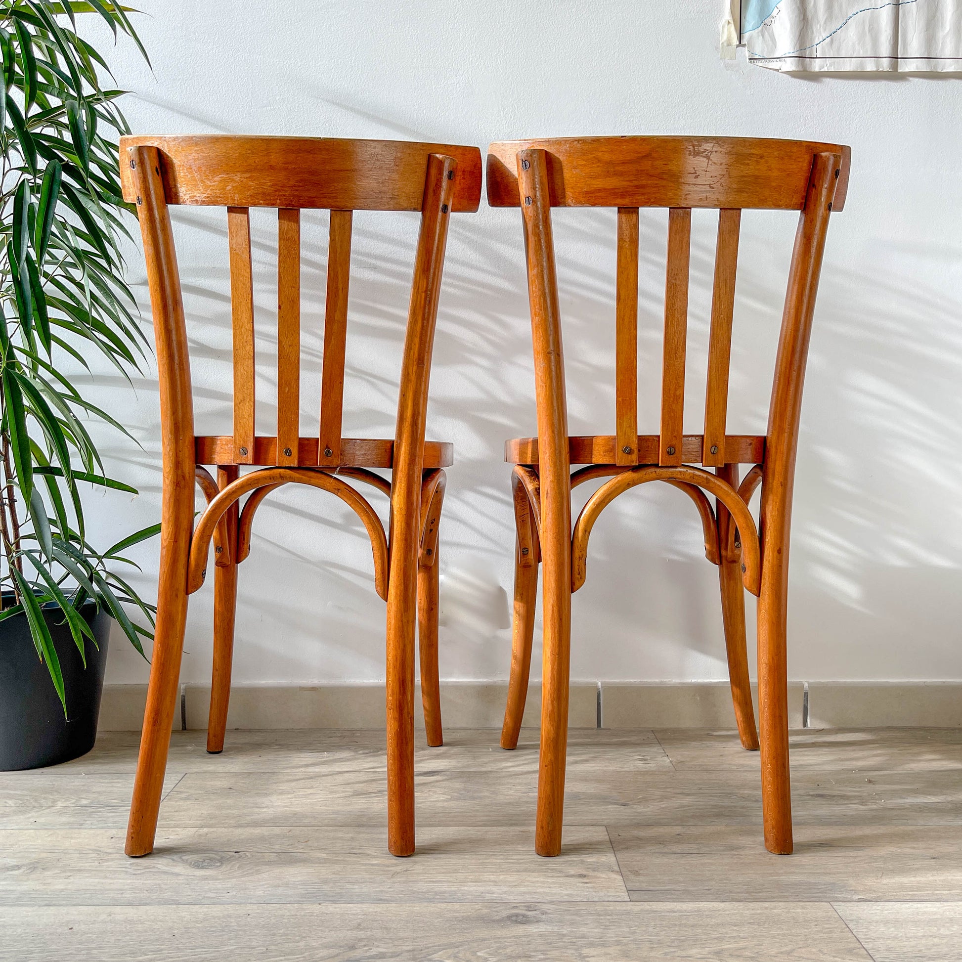 Chaises de Bistrot Baumann Vintage – Années 1960 – Style Industriel Français – Lot ou à l’unité