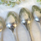 Ensemble de 6 cuillères à soupe vintage dépareillées