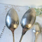 Ensemble de 6 cuillères à soupe vintage dépareillées