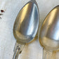 Ensemble de 8 cuillères à soupe vintage en métal argenté