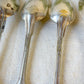 Ensemble de 8 cuillères à soupe vintage en métal argenté