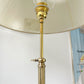 Lampadaire tripode vintage bronze & laiton des années 60/70 – Hauteur réglable 190 cm