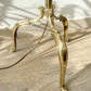 Lampadaire tripode vintage bronze & laiton des années 60/70 – Hauteur réglable 190 cm