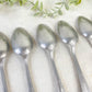 Ensemble de 7 cuillères à soupe vintage argenté Aluminonickel