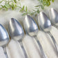 Ensemble de 7 cuillères à soupe vintage argenté Aluminonickel