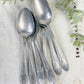 Ensemble de 7 cuillères à soupe vintage argenté Aluminonickel