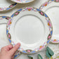 6 Petites assiettes vintage fleuries DIGOIN SARREGUEMINES – Années 1950