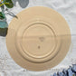 Plat porcelaine vintage K&g Luneville "Flore" 1950s petites fleures bleues