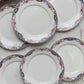 6 Petites assiettes vintage fleuries DIGOIN SARREGUEMINES – Années 1950