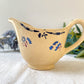 Saucière porcelaine vintage K&g Luneville "Flore" 1950s petites fleures bleues