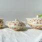 Service à thé café Robj Paris noyau en porcelaine jaune fleuri – Style Art déco vintage
