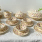 Service à thé café Robj Paris noyau en porcelaine jaune fleuri – Style Art déco vintage