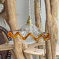 Suspension baladeuse abat-jour en verre Murano vintage – Lumière douce – Personnalisable