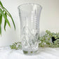 Vase vintage en cristal motif ciselé