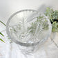 Vase vintage en cristal motif ciselé