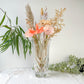 Vase vintage en cristal motif ciselé