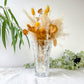 Petit Vase vintage en Cristal D'Arques motif géométrique