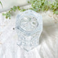 Petit Vase vintage en Cristal D'Arques motif géométrique
