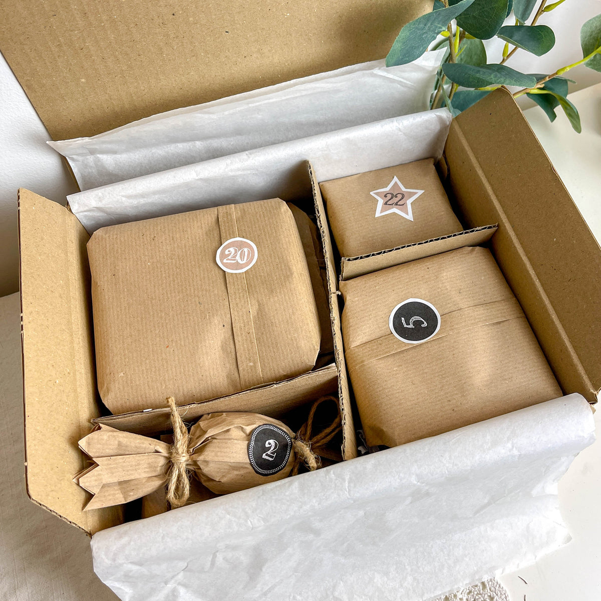 Calendrier de l’Avent Vintage Mystère | 7, 14 ou 24 Surprises Rétro – Cadeau de Noël Original