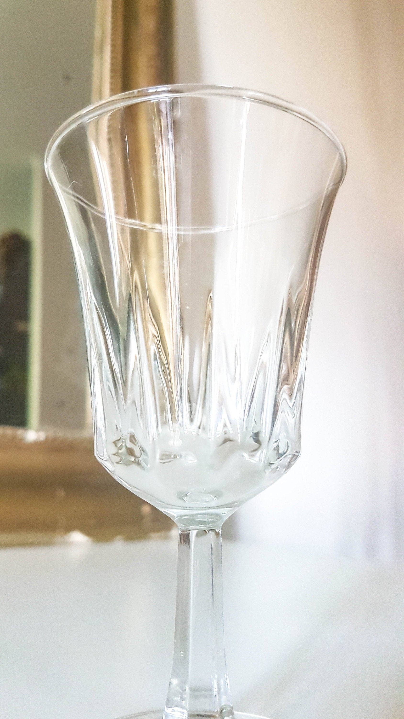 4 Verres Cristal d'Arques modèle Régence - violn.fr