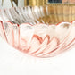 Saladier Luminarc modèle ROSALINE en verre rose dépression Taille M - violn.fr
