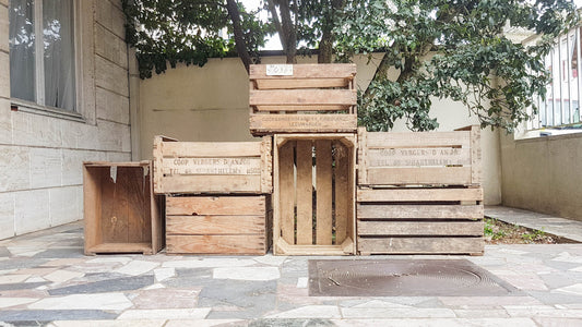 Vintage wooden crate