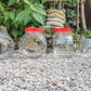 Bocal en verre vintage CONVETRO made in Italie