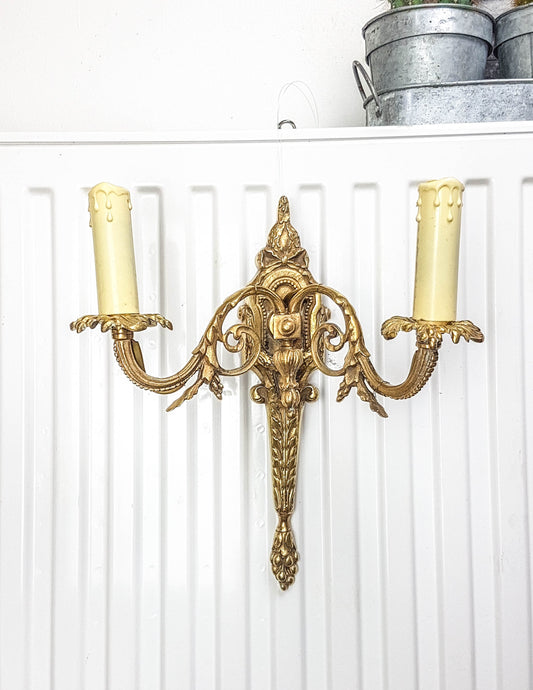 Empire style bronze wall light