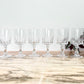 6 Verres à vin rouge Cristal D'Arques modèle Louvre