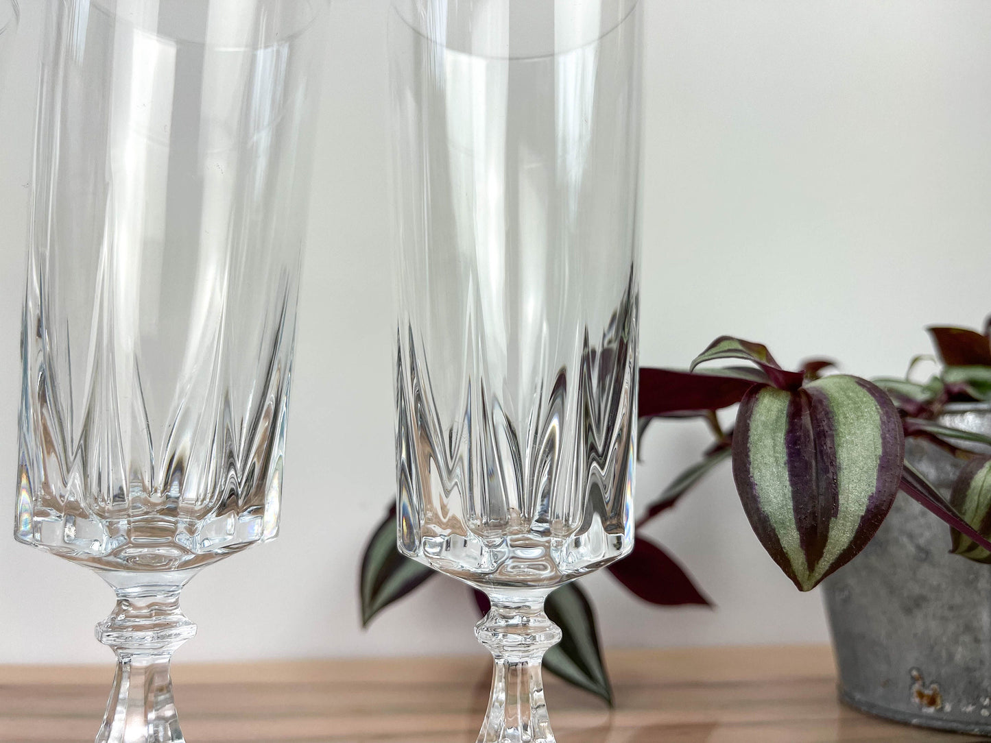 6 Flûtes à champagne Cristal D'Arques modèle Louvre - violn.fr