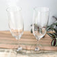 2 Flûtes à champagne cristal Mikasa modèle Stephanie, 1992 - violn.fr