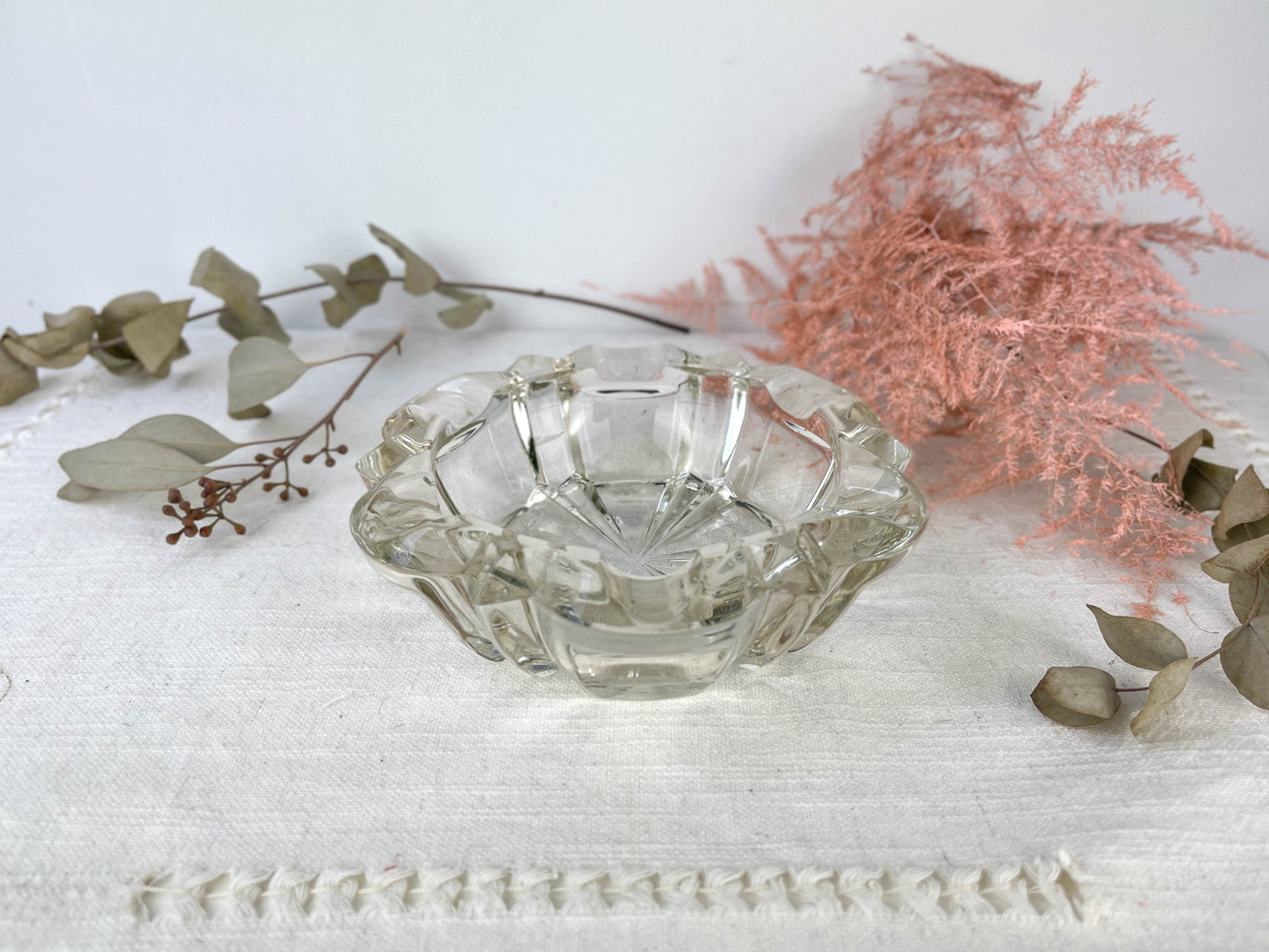 Cendrier en cristal vintage Made in France - violn.fr