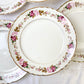 6 Assiettes plates en faïence fleurie MOULIN DES LOUPS modèle Amboise - violn.fr