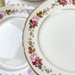6 Assiettes plates en faïence fleurie MOULIN DES LOUPS modèle Amboise - violn.fr