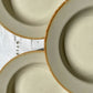 5 Assiettes creuses en grès beige Tulowice Poland 1970 - violn.fr