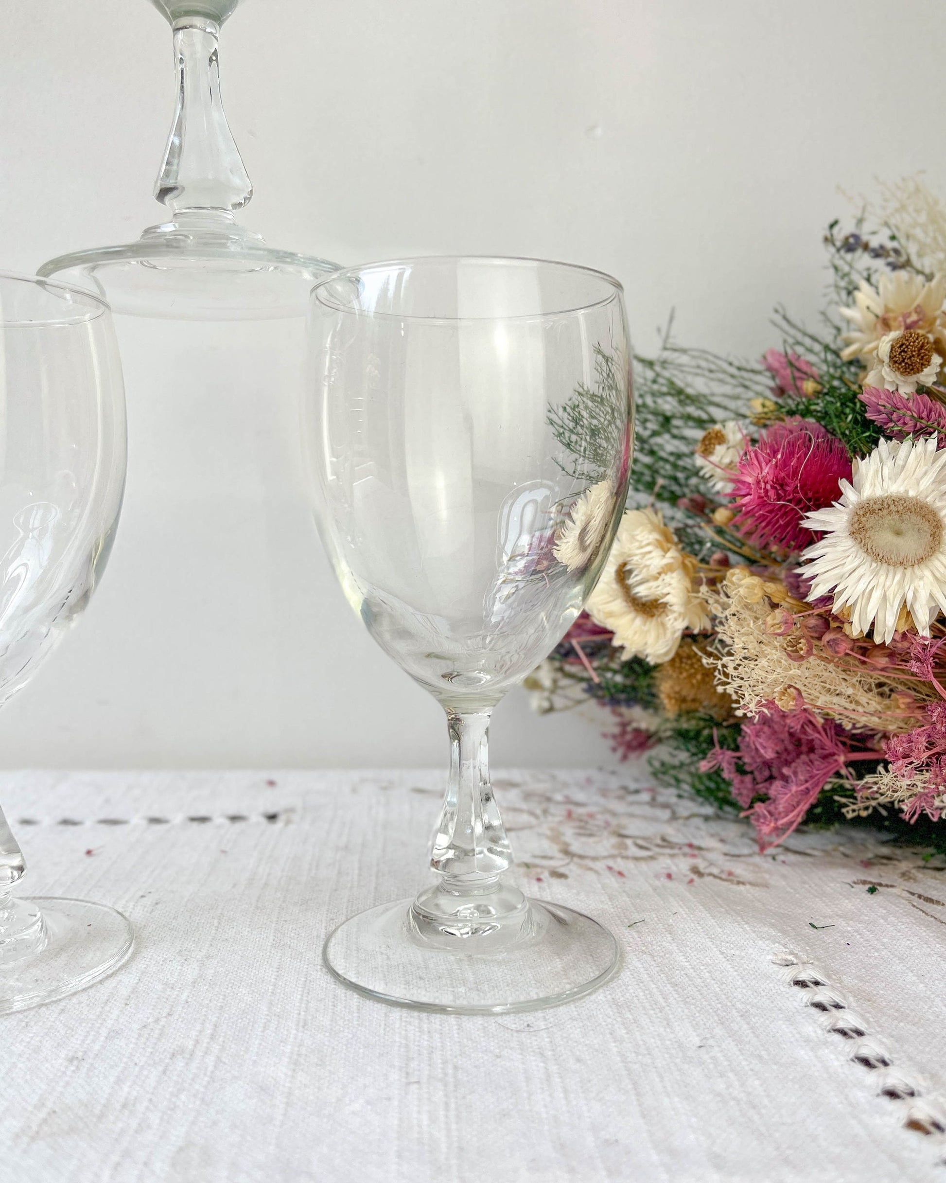 6 Verres à vin rouge vintage - violn.fr