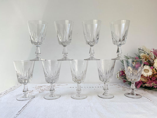 9 Verres à vin rouge vintage - violn.fr