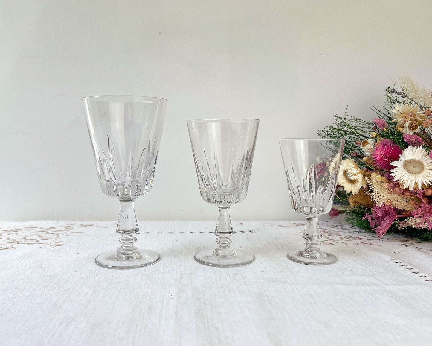 4 Verres à vin blanc vintage - violn.fr