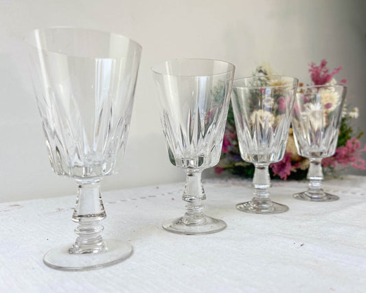 4 Verres à vin blanc vintage - violn.fr